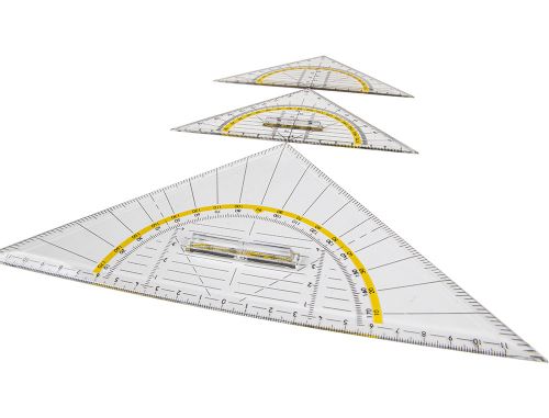 Aristo liderpapel geometria 16 cm plastico cristal , Liderpapel , 59099 , 8423473590991